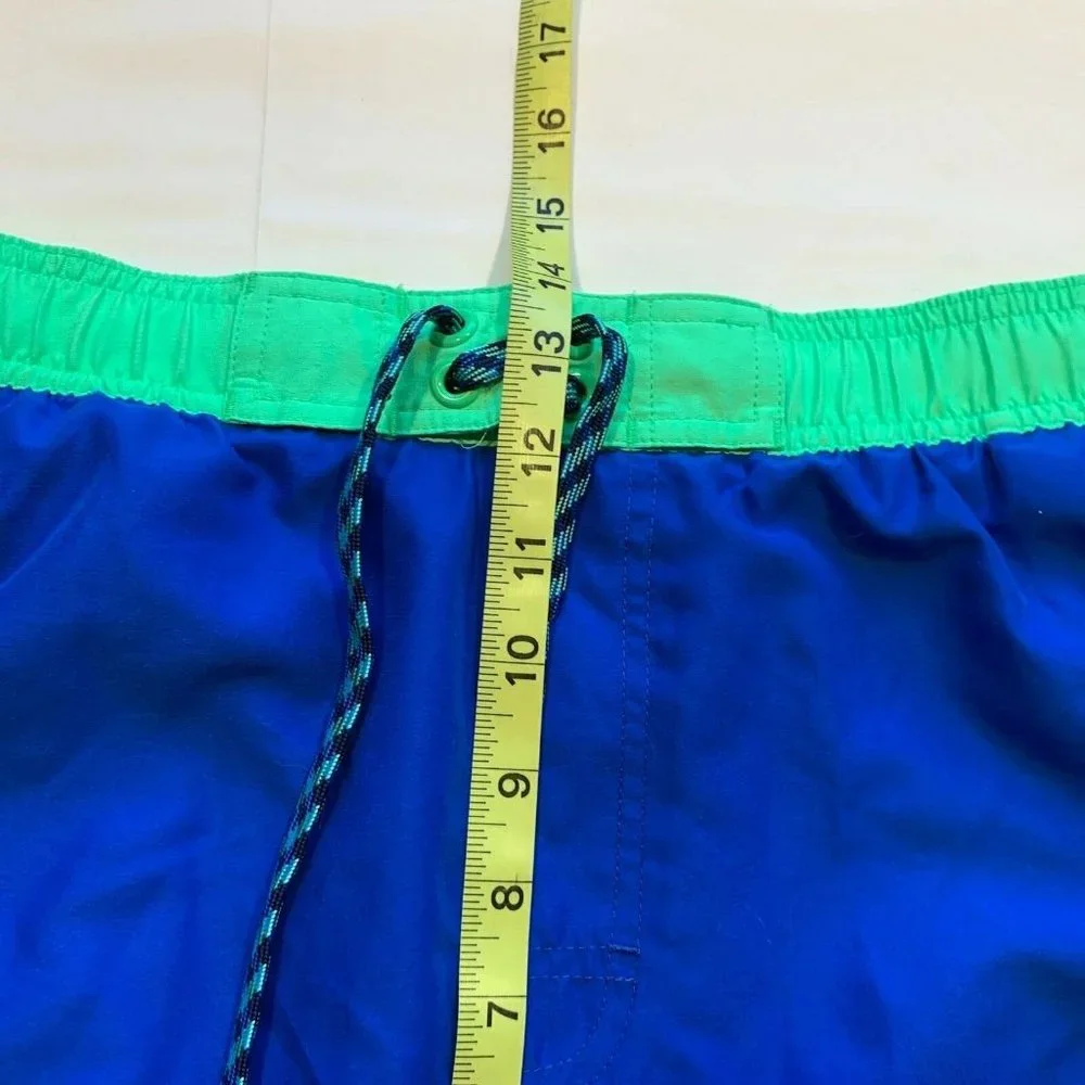 Nike Swim Trunks Board Shorts Mens Large Big Swoosh Mesh Brief‎ Color Block NEW